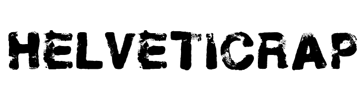 Helveticrap Fonte