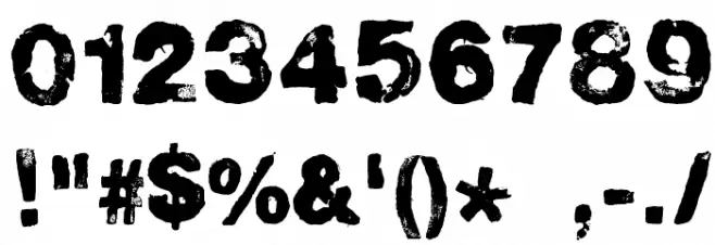 Helveticrap Font OTHER CHARS