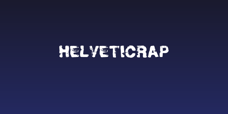 Helveticrap Social Header
