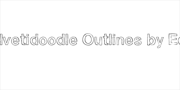 Helvetidoodle Outlines by Ed T Logo