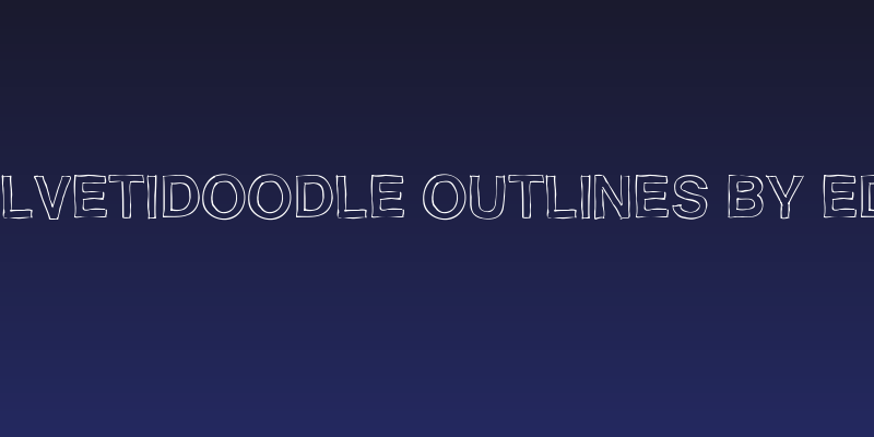 Helvetidoodle Outlines by Ed T Social Header