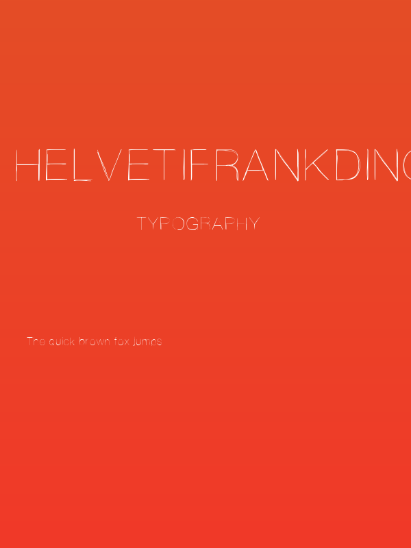 HelvetifrankDingbats Poster