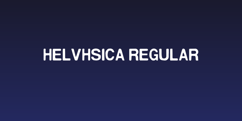 Helvhsica Regular Social Header