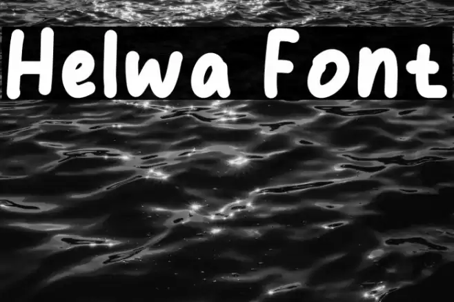 Helwa Schriftart examples