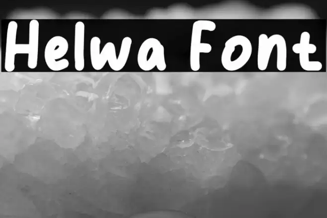 Helwa Schriftart examples