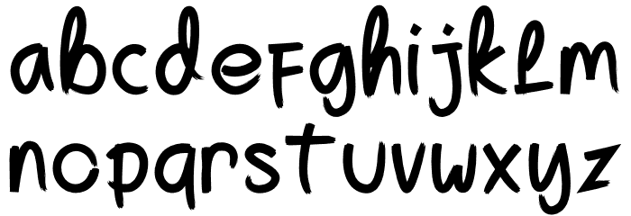 Helynovia Font LOWERCASE