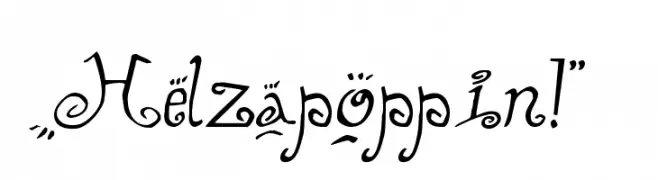 Helzapoppin!"  Frei Schriftart Herunterladen