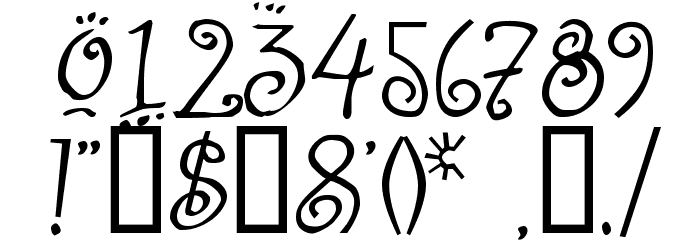 Helzapoppin!` Font OTHER CHARS