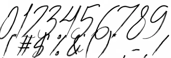 Hembusan Font OTHER CHARS