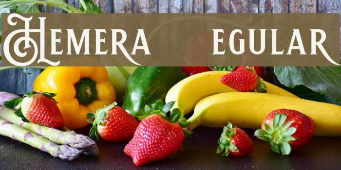 Hemera II DEMO Regular Font examples