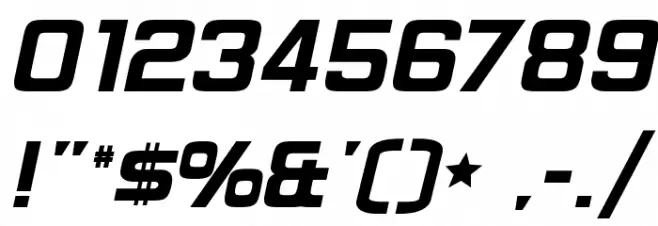 Hemi Head 426 Font OTHER CHARS