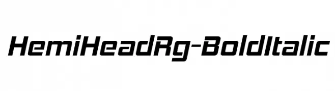 HemiHeadRg-BoldItalic  Fuentes Gratis Descargar