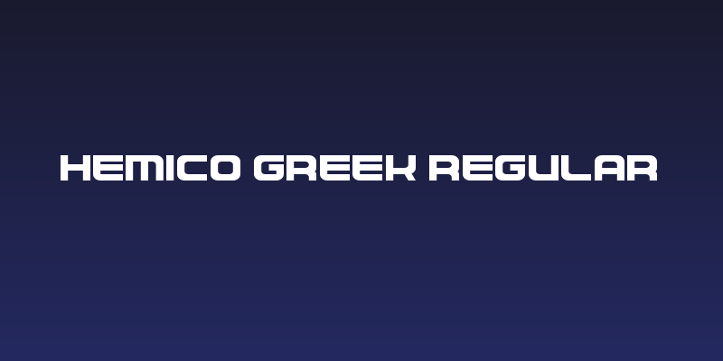 Hemico Greek Regular Social Header