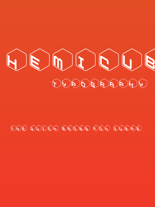 Hemicube Logo PERSONAL USE ONLY Poster