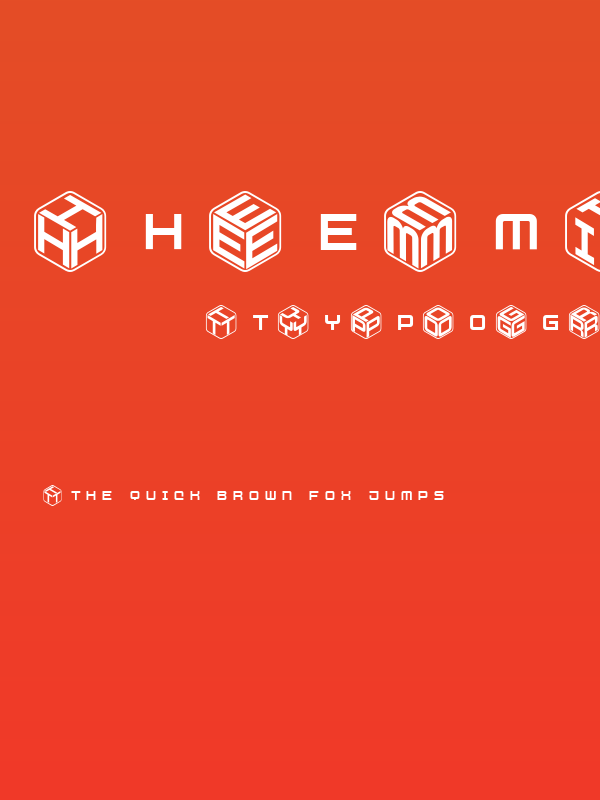 Hemicube PERSONAL USE ONLY Poster