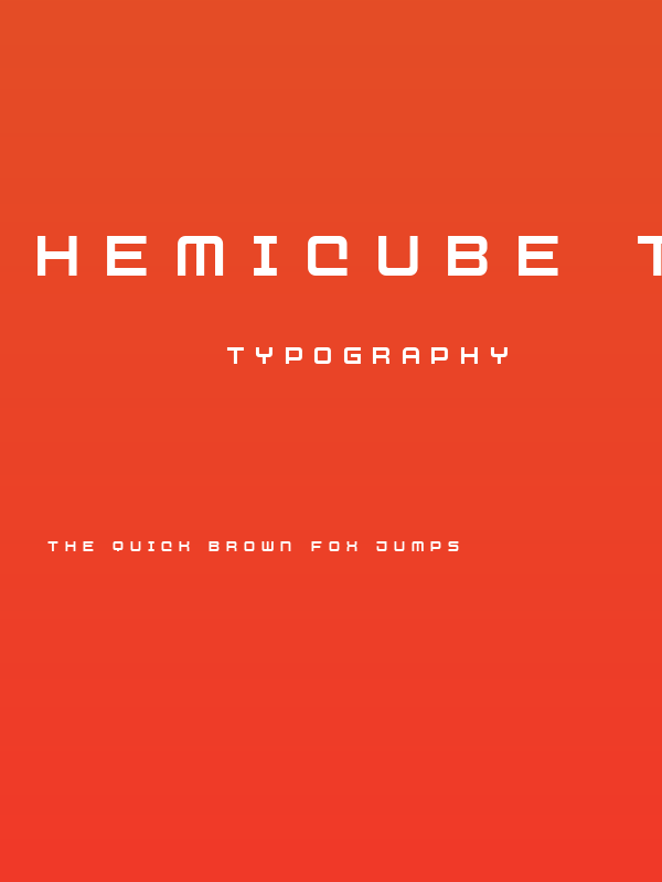 Hemicube Type PERSONAL USE ONLY Poster