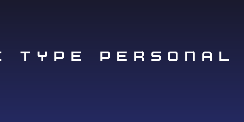 Hemicube Type PERSONAL USE ONLY Social Header