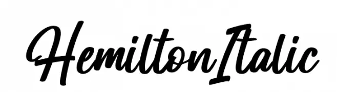 Hemilton Italic  Fuentes Gratis Descargar