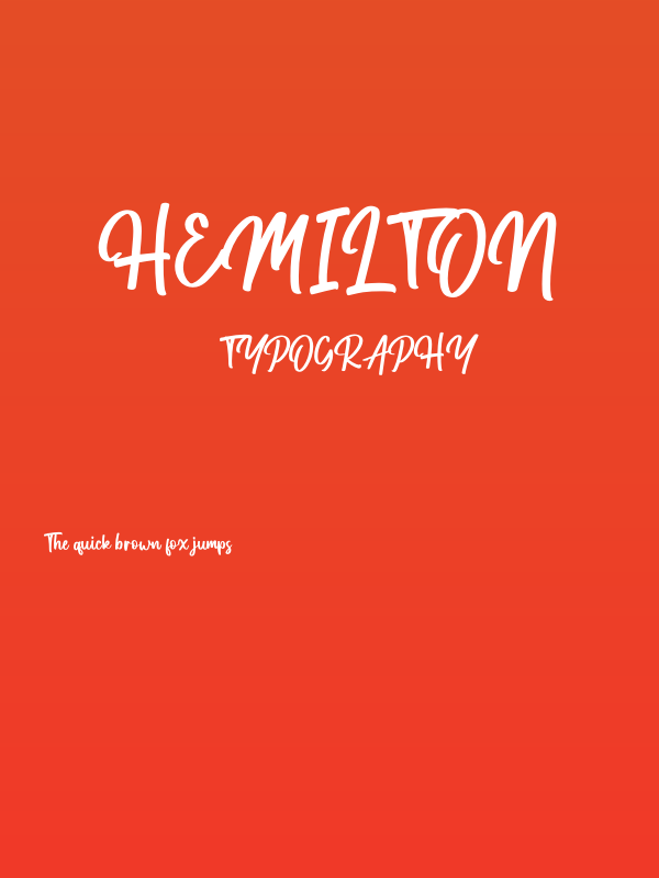 Hemilton Poster