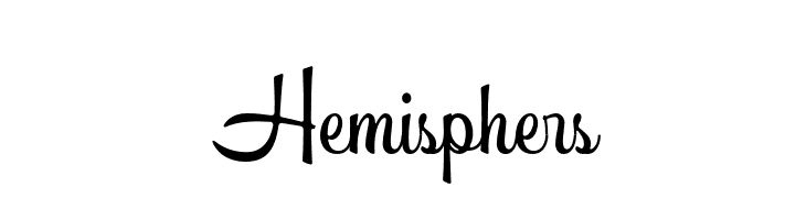 Hemisphers  Descarca Fonturi Gratis