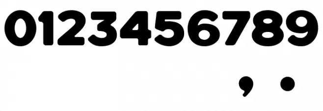 HemisphersBoldSans Font OTHER CHARS