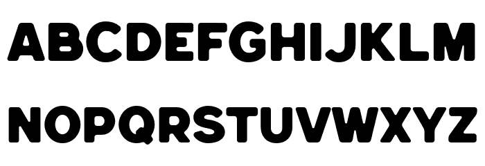 HemisphersBoldSans Font LOWERCASE