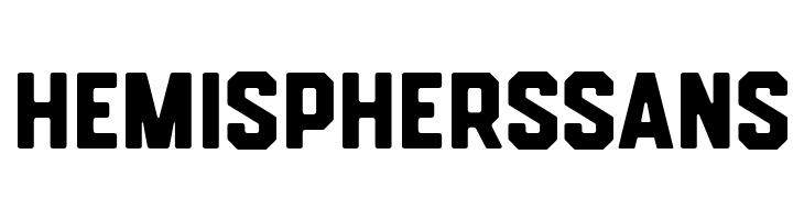 HemisphersSans  font caratteri gratis