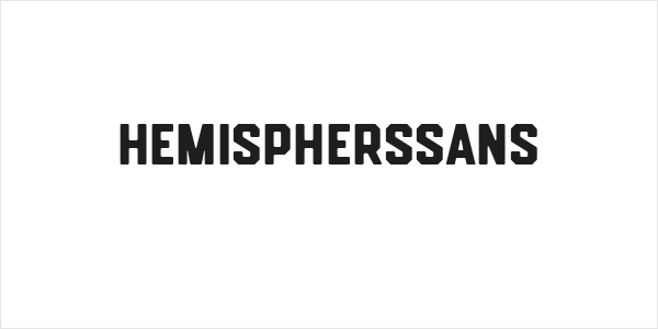 HemisphersSans Logo