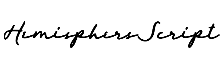 HemisphersScript  Descarca Fonturi Gratis
