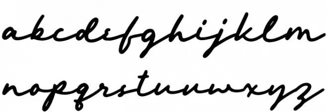 HemisphersScript Caratteri MINUSCOLO