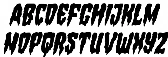 Hemogoblin Condensed Italic Fonte MINÚSCULAS