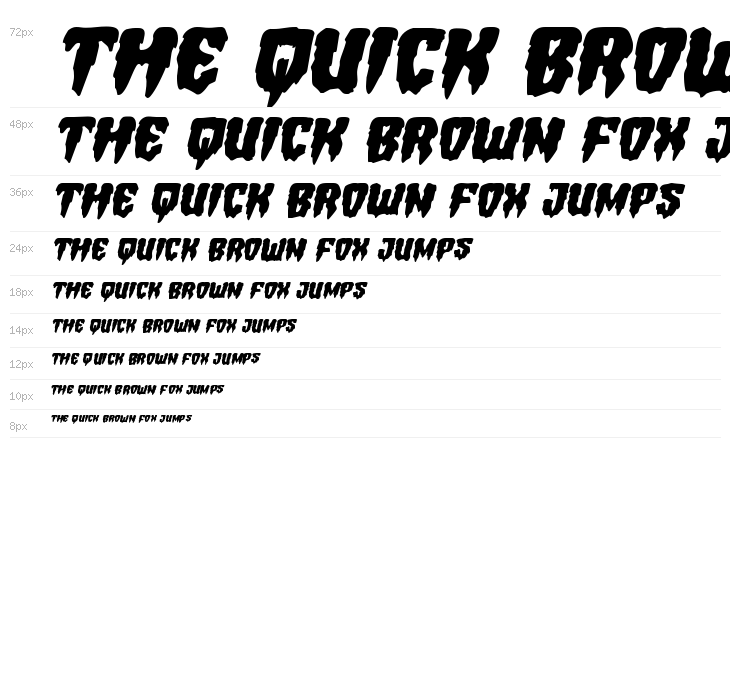 Hemogoblin Expanded Italic Waterfall