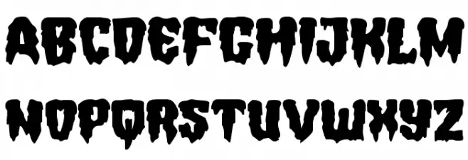 Hemogoblin Expanded フォント 大文字