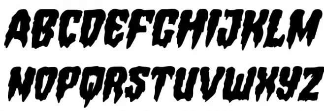 Hemogoblin Italic Polices MAJUSCULES