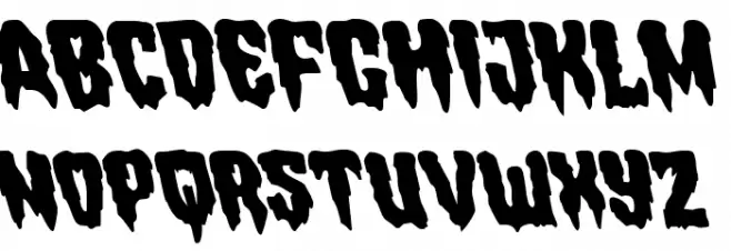 Hemogoblin Leftalic フォント 大文字