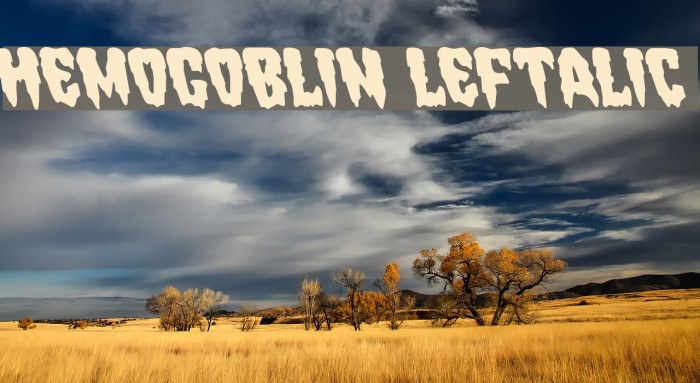 Hemogoblin Leftalic Example 2