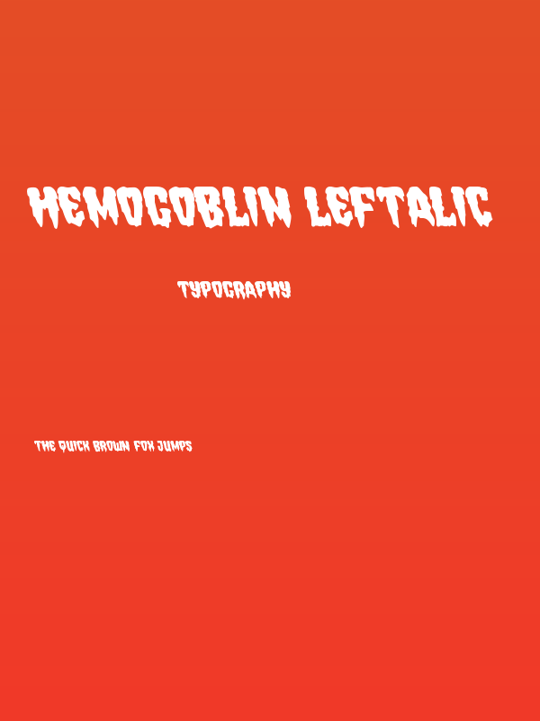 Hemogoblin Leftalic Poster