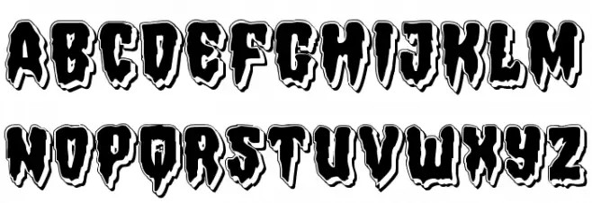 Hemogoblin Punch Schriftart Groß