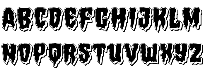 Hemogoblin Punch Font LOWERCASE