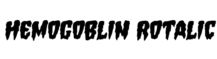 Hemogoblin Rotalic  Free Fonts Download