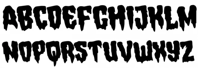 Hemogoblin Rotated Шрифта ВЕРХНИЙ