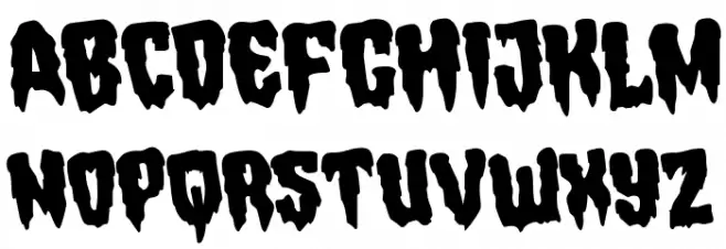 Hemogoblin Rotated 字体 小写