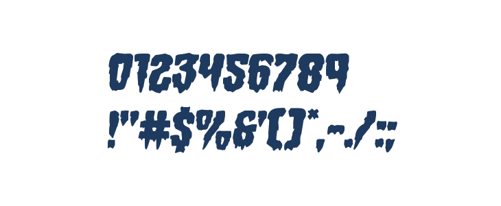 Hemogoblin Semi-Italic Other Characters