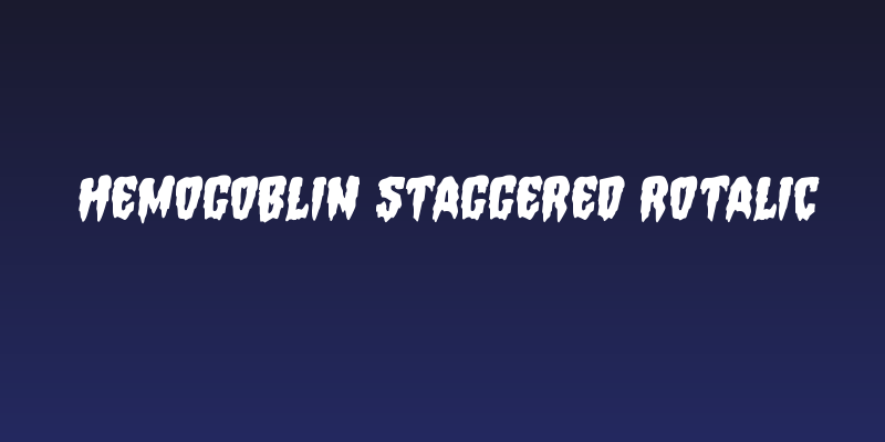 Hemogoblin Staggered Rotalic Social Header