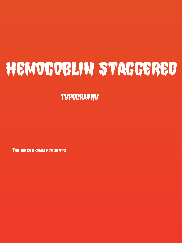 Hemogoblin Staggered Poster