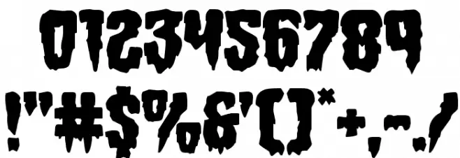 Hemogoblin Font OTHER CHARS