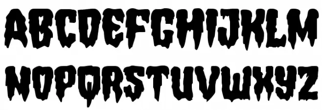 Hemogoblin Schriftart Groß