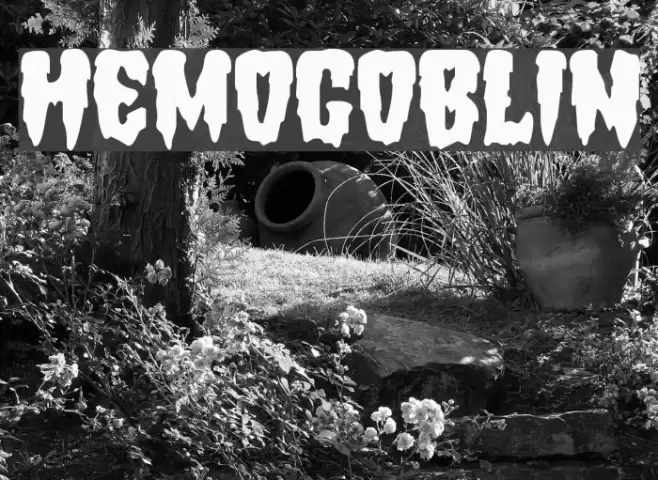 Hemogoblin Font examples