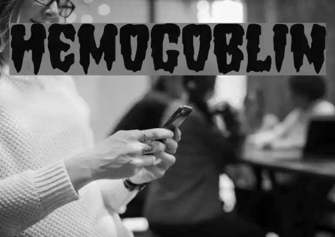 Hemogoblin Font examples