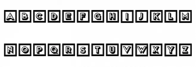 Hen Regular Schriftart Kleinbuchstaben
